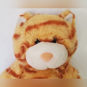 Build-A-Bear BAB Vintage 1997 Floppy Kitty Cat Striped Orange Tabby - EUC